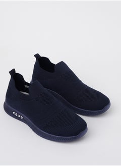 Buy Cobblerz Men's Slip-on Low Top Sneakers BLUE in Saudi Arabia