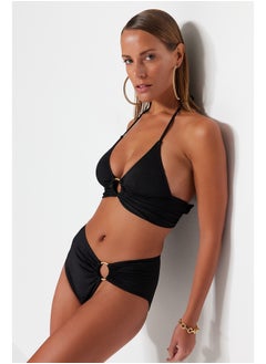 Buy Black Bralet Accessory High Waist Bikini Set TBESS23BT00073 in Egypt