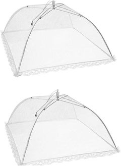 Buy Mesh Food Cover Tent [ Large Size ] Umbrella Food Cover [ Avoid flys and insects flying into your food ] in UAE