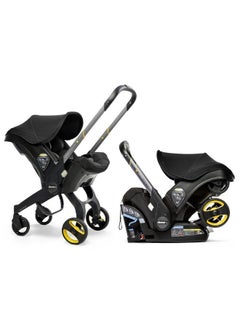 Buy Baby Stroller 4 in 1 with Car Seat for Infant (0-24) Months - Black in Saudi Arabia