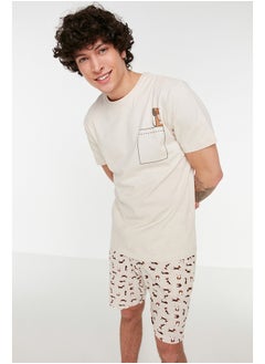 اشتري Man Sleepwear Beige في مصر