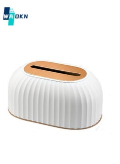 اشتري Living Room Desktop Tissue Box Household Toilet Automatic Lift Paper Box Bathroom Light Luxury Tissue Storage Box في السعودية