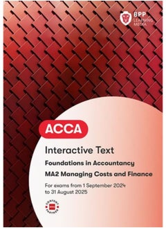 اشتري FIA Managing Costs and Finances MA2: Interactive Text في الامارات