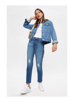 Buy Ripped Mom Jeans in UAE