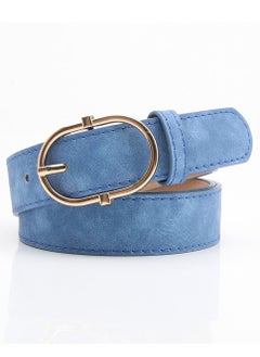 اشتري Ladies' Alloy Pin Buckle Is Versatile And Stylish With A Belt 105cm Blue في الامارات