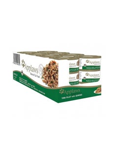 Buy Applaws Cat Tuna Fillet with Seaweed in Broth (156g X24) in UAE