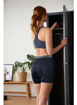 Buy Women Sportswear Fit Cycling Under Shorts, Navy in UAE