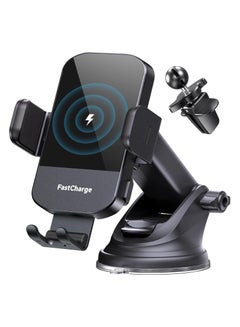 Buy Car Phone Mount,15W Magnetic Wireless Car Charger,Car Phone Holder for Air Vent,Dashboard Adjustable Car Mobile Stand,Compatible with iPhone 15/14/13/12 Series/SANSUNG/HUAWEI/MI in UAE
