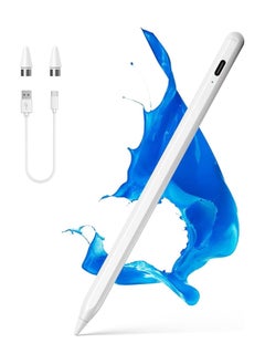 Buy Stylus Pen for iPad with Tilt Sensitive and Magnetic Design, Digital Pencil Compatible with 2018 and Later Model, Apple iPad Pro 11/12.9 Inch in UAE