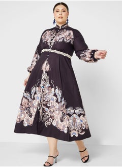 اشتري Abstract Print Dress في السعودية