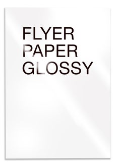 Buy Glossy A4 White Cardstock 170 GSM - 100 Sheets - Flyer Printing Paper for Posters, Leaflets, Drawings, Photos, Sketches - Ideal for Office, School, and Inkjet Printing - Art Glossy Paper in UAE