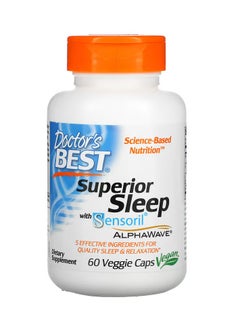 Buy Superior Sleep with Sensoril AlphaWave 60 Veggie Caps in Saudi Arabia