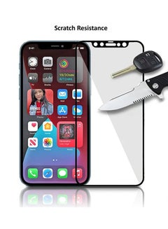Buy Pack Of 2 Premium Quality Nano Ceramic 19D Protector For Apple iPhone 13 Pro Max With Carbon Fiber Back Protective Full Glue Clear in Saudi Arabia