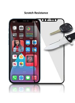 Buy Pack Of 2 Premium Quality Nano Ceramic 19D Protector For Apple iPhone 13 Pro Max With Carbon Fiber Back Protective Full Glue Clear in Saudi Arabia