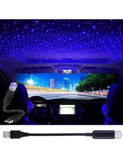 Buy USB Star Projector Night Light, Car Roof Lights, Portable Adjustable Romantic Interior Lights, Portable USB Night Light Decorations For Car, Ceiling And Bedroom in UAE