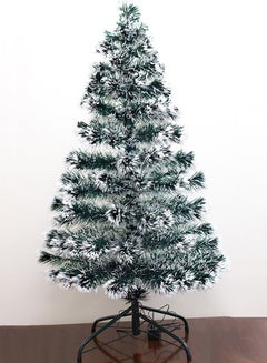 Buy Christmas Tree With Metal Stand Xmas Tree Artificial Snow Flocked Christmas Tree with light For New Year Holiday Christmas Decoration Christmas Ornament Artificial Plants (110 Cm) in UAE