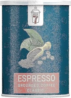 اشتري Brew7 Espresso Grounded Coffee, Classic في مصر