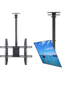 Buy Tilting Ceiling TV Mount Bracket Roof VESA Wall Mount for 23-65 Inch Oled Led Qled TVs with Adjustable Arm Load up to 30KG Max VESA 600×400mm in UAE