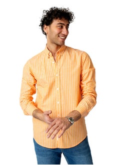 Buy SLIM FIT STRIPED LINEN SHIRT in Egypt