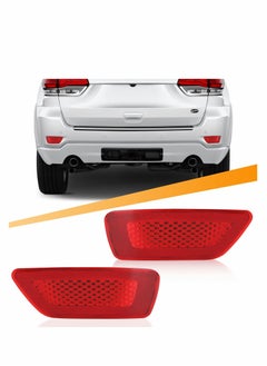 Buy Rear Bumper Reflector Light Lamp for Jeep Grand Cherokee 2012-2018, Patriot 2013-2017, Dodge Journey 2012-2020, Back Reflectors Left and Right Red Les Replace 57010720AC, 57010721AC in UAE