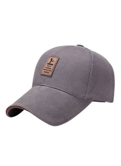 Buy Baseball Snapback Cap Grey in Saudi Arabia