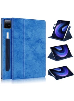 اشتري Tablet Accessories for Xiaomi Pad 6/6 Pro 360 Rotation Stand Smart Leather Tablet Case في الامارات