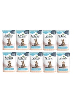 اشتري 10Pc Tuna In Jelly Kitten Wet Food Pouch 85g في الامارات