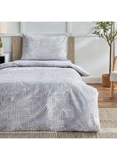 Buy Albania Rico 2-Piece Single Polycotton Printed Duvet Cover Set 200 x 135 cm in UAE