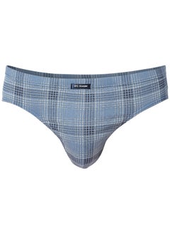 Buy BYC MEN'S PRINTED COTTON BRIEF - BLUE in UAE