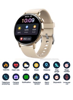 Buy F22R smartwatch 1.35 non-invasive blood sugar Siri voice dial call 50 multi-sports modes in Saudi Arabia