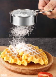 Buy Stainless Steel Handheld Mini Flour Sifter, Sugar Sifter, Cocoa Powder Sprinkler, Baking Home Mesh Sieve in UAE