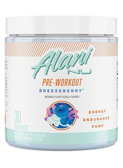 Buy Alani Nu Pre-Workout Breezeberry, 30 servings in UAE