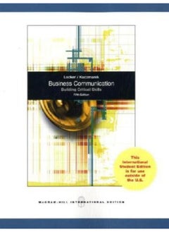 Buy Business Communication  Building Critical Skills  Ed   5 in Egypt