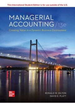 Buy Managerial Accounting Creating Value in a Dynamic Business Environment ISE in UAE