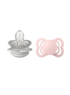 Buy Pack of 2 Supreme Silicone Pacifier S1 Haze and Blossom in UAE