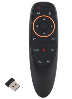 Buy Remote Air Mouse Remote, 2.4G RF Wireless Remote Control with 6 Axis Gyroscope and IR Learning, Air Fly Mouse with Voice Input for Android TV Box/PC/Smart TV/HTPC/Projector in UAE