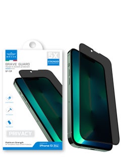 Buy 9H Privacy Full Coverage Screen Protector for iPhone 13 Pro 6.1-Inch, Anti-Spy Tempered Glass, Bubble Free, HD Clear, Anti-Scratch, Anti Crack Edge to Edge Protection Case-Friendly Black in UAE