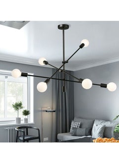 Buy Sputnik Chandelier - 6 bulb - Black in Egypt