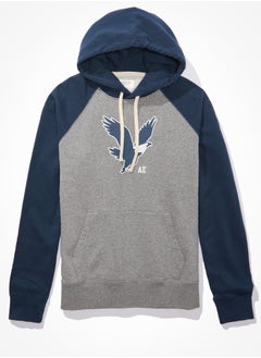 Buy AE Super Soft Graphic Raglan Hoodie in UAE