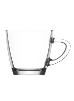 Buy 6 Pieces Vega Mug Set 230 Ml - Clear in UAE