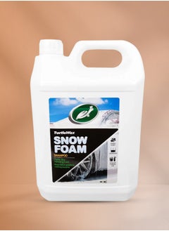 اشتري Car Shampoo Snow Foam Shampoo 5 Liter Traffic Film Removing Foam Concentrated Hand/Canon Use Turtle Wax في السعودية