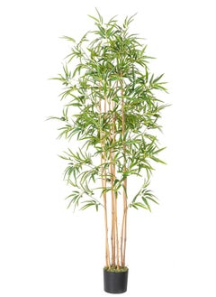 اشتري Artificial Bamboo Tree, Faux Bamboo Plant, Real Touch Technology, Artificial Plant with 7 Trunks, Ideal for Home Office Indoor Decoration في الامارات