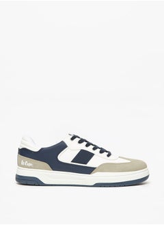 اشتري Men's Panelled Sneakers with Lace-Up Closure في الامارات