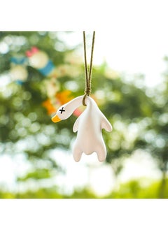 Buy Car Pendant, Car Mirror Hanging Accessories Creative Cartoon Crooked Neck Roast Duck On Swing, Car Decoration Gift in Saudi Arabia