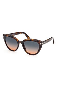 Buy Women's UV Protection Cat Eye Sunglasses - FT093855P53 - Lens Size: 53 Mm in UAE