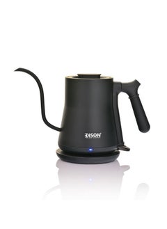 Buy Edison Drip Electric Kettle, 0.8 L, 1350 Watt, TR-3006 - Black in Saudi Arabia