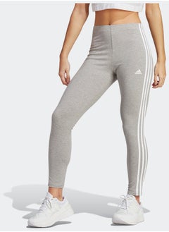 Buy Essentials 3-Stripes High-Waisted Single Jersey Leggings in Egypt