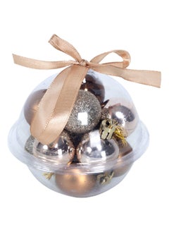 اشتري 3-cm Christmas Balls, Multicolour - Set of 12 في الامارات