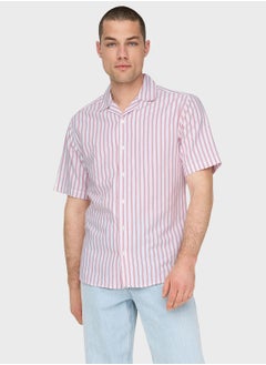 Buy Striped Regular Fit Shirt in Saudi Arabia