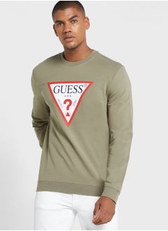 Buy Logo Pullover Sweatshirt in Saudi Arabia